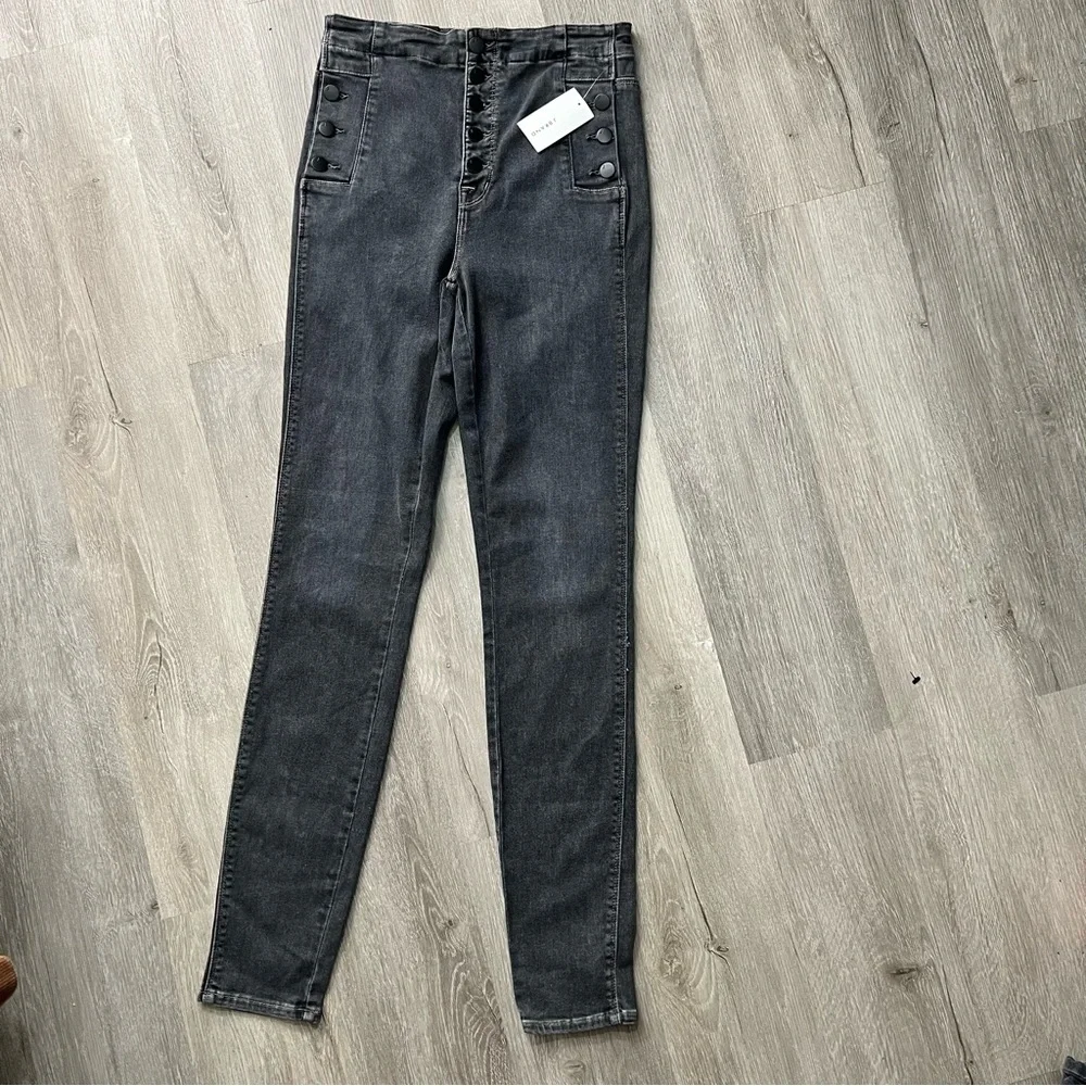 NWT J Brand Natasha Obsucra Sky High Super Skinny Denim Jeans Ankle Crop 26 - Picture 5 of 14